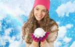Сlipart Winter Women Snow Fashion Beauty   BillionPhotos