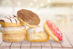 Сlipart donut doughnut falling assorted background   BillionPhotos