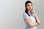 Сlipart bandage vaccine covid arm after   BillionPhotos