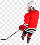 Сlipart Ice Hockey Sports Uniform Teenager Playing Ice Rink photo cut out BillionPhotos
