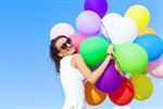 Сlipart woman balloons summer graduation helium photo  BillionPhotos