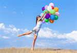 Сlipart Balloon Hot Air Balloon Jumping Women People photo  BillionPhotos