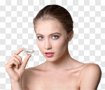 Сlipart Women Diamond Human Hair Jewelry Glamour photo cut out BillionPhotos