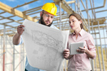 Сlipart construction building tablet contractor manager   BillionPhotos
