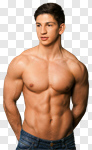 Сlipart Male Men Chest Sensuality Fashion Model photo cut out BillionPhotos