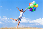 Сlipart Balloon Hot Air Balloon Jumping Women People photo  BillionPhotos