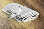 Сlipart newspaper media press journalism folded   BillionPhotos