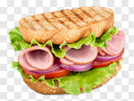 Сlipart Sandwich Delicatessen Ham Gourmet Meat photo cut out BillionPhotos