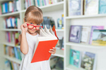 Сlipart Child Book Glasses Reading Little Girls   BillionPhotos