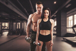 Сlipart trainer fit gym training couple   BillionPhotos