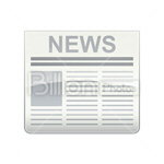 Сlipart Newspaper News The Media Print Media Press vector icon cut out BillionPhotos