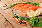 Сlipart cooked salmon background food white   BillionPhotos