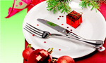 Сlipart Christmas decoration dinner menu background plate   BillionPhotos