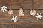 Сlipart holiday wood gingerbread cake decoration photo  BillionPhotos