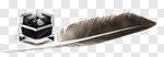 Сlipart Quill Pen Feather Ink Pen Ink Well photo cut out BillionPhotos