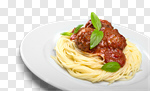 Сlipart Spaghetti Pasta Meatball Dishware Dinner photo cut out BillionPhotos