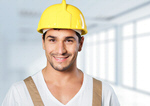 Сlipart portrait workman blue collar man handsome building materials   BillionPhotos