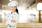 Сlipart Chef Women Female Chef's Whites Cap   BillionPhotos