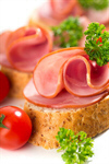 Сlipart bread small jamon isolated dish photo  BillionPhotos
