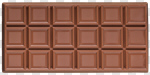 Сlipart Chocolate Candy Bar Block Square Shape Milk Chocolate photo cut out BillionPhotos