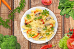 Сlipart pasta alfredo white vegan background   BillionPhotos