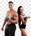Сlipart active athlete athletic background biceps photo cut out BillionPhotos