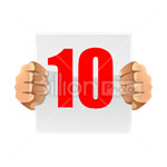 Сlipart Sport Competition Scoring Professional Sport tenth place vector icon cut out BillionPhotos