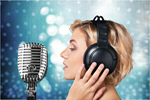 Сlipart Singer Microphone Singing Studio Women   BillionPhotos