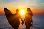 Сlipart beach couple sunrise panama sunset   BillionPhotos