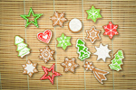 Сlipart gingerbread background white star sweet   BillionPhotos