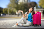 Сlipart tourist holiday girl tourism bag   BillionPhotos