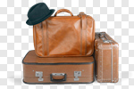 Сlipart Suitcase Luggage Retro Revival Travel Old-fashioned photo cut out BillionPhotos