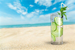 Сlipart ice water tea glass isolated   BillionPhotos