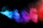 Сlipart neon powder smoke background abstract   BillionPhotos