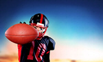 Сlipart Football Player American Football Catching Athlete Running   BillionPhotos