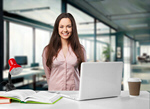 Сlipart laptop woman business computer portrait   BillionPhotos