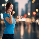 Сlipart phone travel happy night girl   BillionPhotos