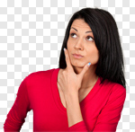 Сlipart Thinking Women Contemplation People One Person photo cut out BillionPhotos