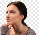 Сlipart Hope Aspirations Women Thinking People photo cut out BillionPhotos