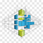 Сlipart Architecture Construction Sketch Cube Abstract vector cut out BillionPhotos