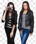 Сlipart model two fashion young friends photo cut out BillionPhotos