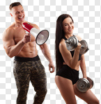 Сlipart active athlete athletic background biceps photo cut out BillionPhotos