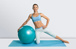 Сlipart Pilates Exercising Women Sport Ball   BillionPhotos