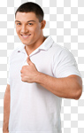 Сlipart Men Thumbs Up Cheerful People Young Adult photo cut out BillionPhotos