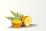 Сlipart pineapple slice ananas anana background   BillionPhotos
