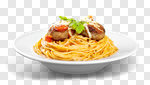 Сlipart Spaghetti Pasta Meatball Dishware Dinner photo cut out BillionPhotos