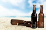 Сlipart Beer on sand Beer Bottle Beer Bottle Empty   BillionPhotos