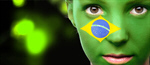 Сlipart Brazil Flag on Human Face Brazilian Little Boys Brazilian Flag Child   BillionPhotos