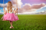 Сlipart Child Playground Little Girls Swing 2-3 Years   BillionPhotos