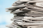 Сlipart newspaper information medium moving up newspaper headline printing out   BillionPhotos